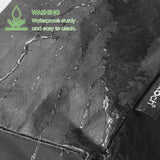 2PCS Washable Kraft Paper Bags Black Eco-friendly Reusable Paper Bags Storage Bag for Fruits Bread Vegetables Plants