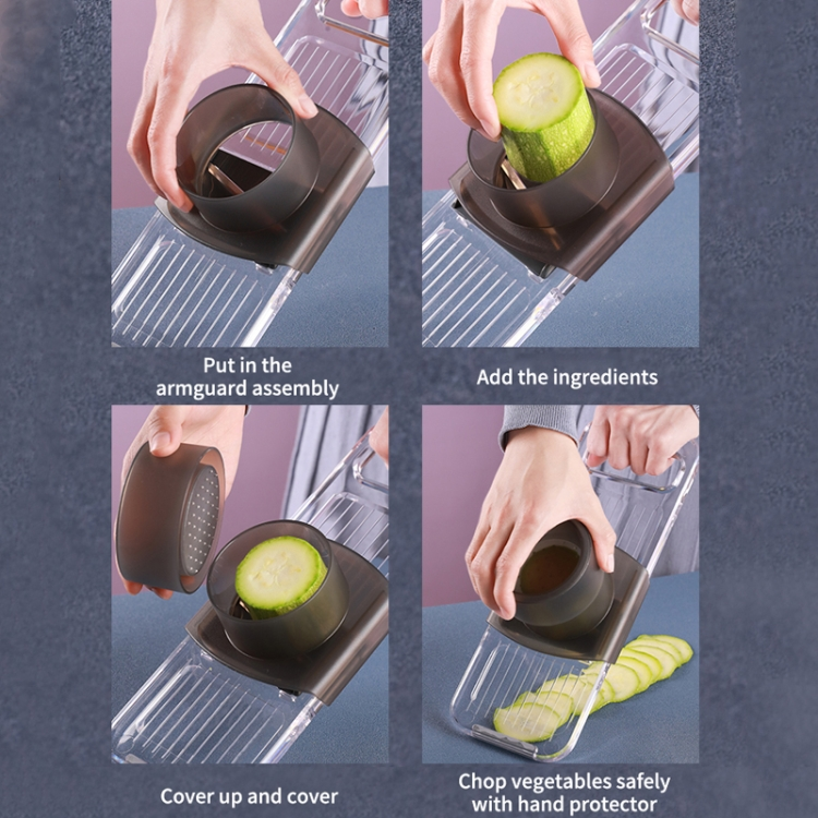 Mandoline Slicer for Kitchen Mandolin Slicing Tool 6 in 1 Vegetable Mandoline Slicer Cutter Chopper Grater Slicers for Fruits Vegetables Julienne Carrot Cucumber Sweet Potato Chip Slicer