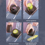 Mandoline Slicer for Kitchen Mandolin Slicing Tool 6 in 1 Vegetable Mandoline Slicer Cutter Chopper Grater Slicers for Fruits Vegetables Julienne Carrot Cucumber Sweet Potato Chip Slicer