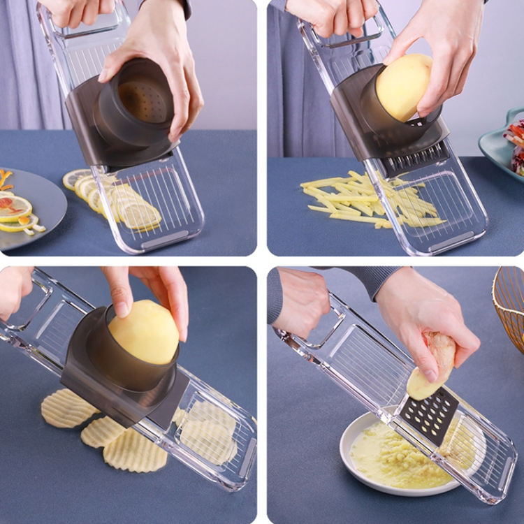 Mandoline Slicer for Kitchen Mandolin Slicing Tool 6 in 1 Vegetable Mandoline Slicer Cutter Chopper Grater Slicers for Fruits Vegetables Julienne Carrot Cucumber Sweet Potato Chip Slicer