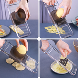 Mandoline Slicer for Kitchen Mandolin Slicing Tool 6 in 1 Vegetable Mandoline Slicer Cutter Chopper Grater Slicers for Fruits Vegetables Julienne Carrot Cucumber Sweet Potato Chip Slicer