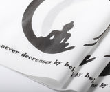 Buddha Disposable Table Mats, Linen Feel Airlaid  Paper Placemat White, Eco Friendly Dining  Placemat Party, Wedding, Restaurant, 43cm x 33cm, Pack of 50