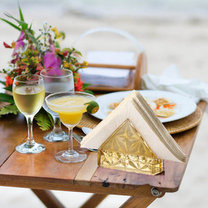 MORGIANA 200 Pack Bamboo Paper Napkins, 2 Ply Tree-Free Bamboo Tissues, Disposable Cocktail Napkin(33x33cm)