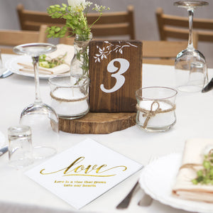 MORGIANA Airlaid Wedding Napkins Paper Linen Feel Napkins, Disposable Wedding Napkin Serviettes Luxury Wedding Napkins, 40 x 40cm, Pack of 50