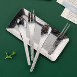 304 Stainless Steel Knife and Fork set Gold Coffee Spoons Dessert Spoon Fruit Fork Dessert Flatware Set