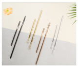 6 pieces 304 Matte Dessert Forks Stainless Steel Dessert Fork Gold Fruit Forks Japanese Style Afternoon Tea