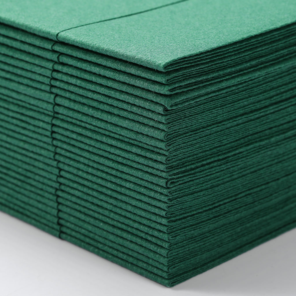 Disposable Paper Table Runners - Hunter Green Linen Like