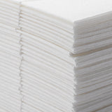 50PCS Disposable White Napkins with Built-in Flatware Pocket, Pocket Guest Towels Linen Feel, Pre-folded Airlaid Napkin for Weddins Party Christmas