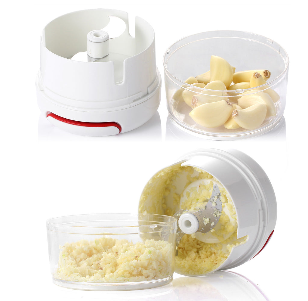  Pressed Garlic Chopper, Manual Mini Food Chopper