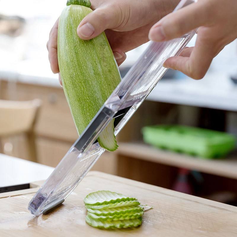 LEKOCH 6 in 1 Multi Mandoline Transparent Vegetable Slicer Cutter –  lekochshop