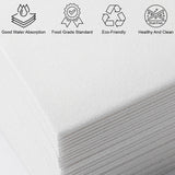 100PCS Disposable White Napkins Linen Feel Guest Hand Towels White Airlaid Paper Napkins, Hand Towels for Bathroom、Christmas、Kitchen、Wedding、Party、Dinner