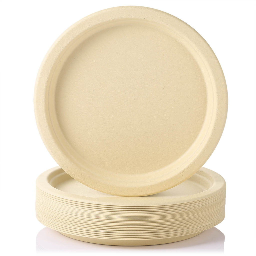 MORGIANA Disposable Tableware Set, Plastic Free Bamboo Plates, Eco Bam –  morgianatableware