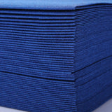 MORGIANA Dark Blue Napkins Paper, Linen Feel Napkins Disposable Blue Serviettes, 40 x 40cm, Pack of 50