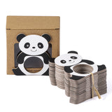 Morgiana 20pcs Paper Napkin Rings Creative Panda Table Decoration Cartoon Napkin Rings