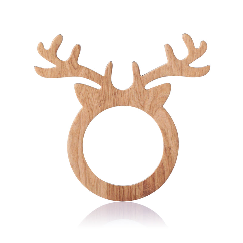 MORGIANA 20pcs Deer Paper Napkin Rings Chirstmas Napkin Rings