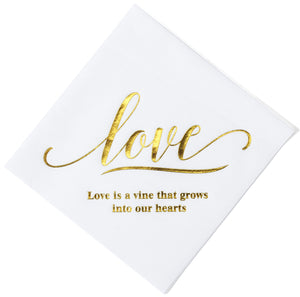 MORGIANA Airlaid Wedding Napkins Paper Linen Feel Napkins, Disposable Wedding Napkin Serviettes Luxury Wedding Napkins, 40 x 40cm, Pack of 50