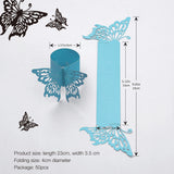 MORGIANA 50 Pieces Butterfly Paper Napkin Rings, Disposable Napkin Rings for Weddings Party Serviette Table Decoration